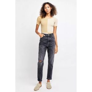 NWT Free People Zuri Mom Jean / Dusty Roads